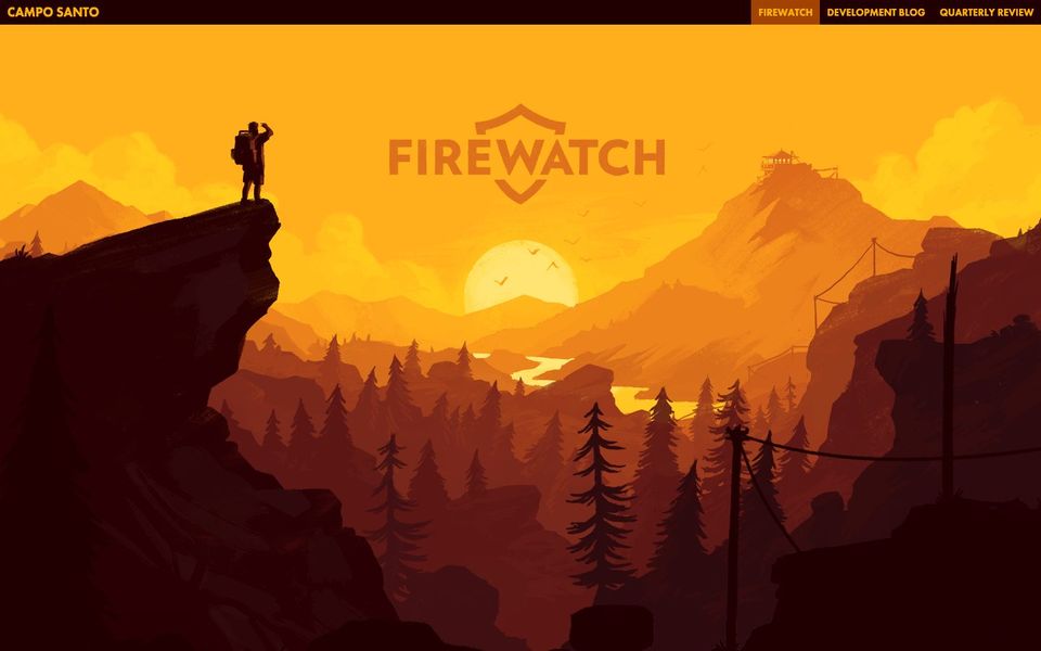 Vista del sitio Firewatch